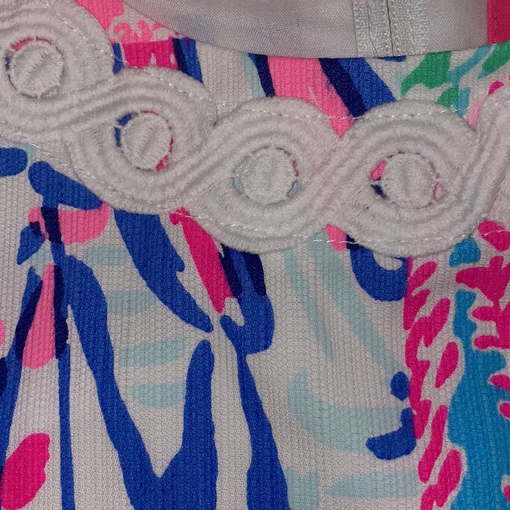 Lilly Pulitzer GIRLS CLASSIC SHIFT DRESS  Multi Pop Up Summer Remix size 7 & 10 - Picture 4 of 11